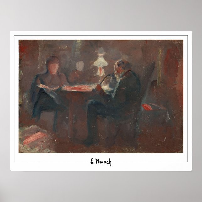 Edvard Munch Zedign Art Poster #574 (Front)