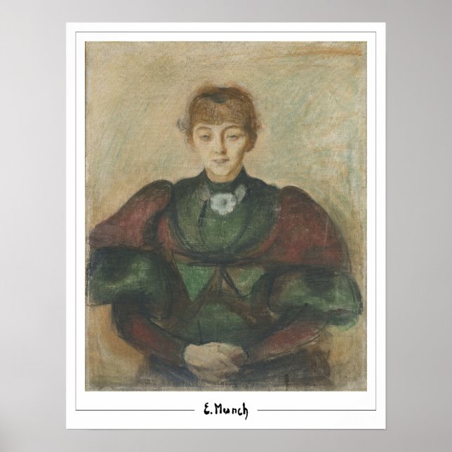 Edvard Munch Zedign Art Poster #683-3 (Front)