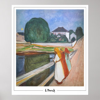 Edvard Munch Zedign Art Poster #860-3