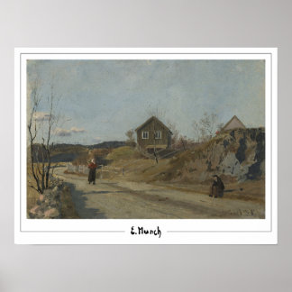 Edvard Munch Zedign Art Poster #92-3