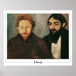 Edvard Munch Zedign Art Poster #99-3