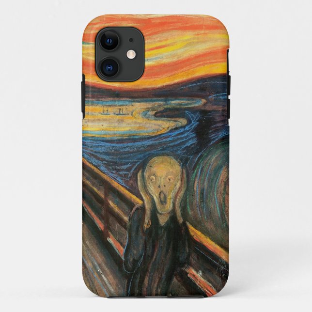 Edvard Munch's The Scream Case-Mate iPhone Case (Back)
