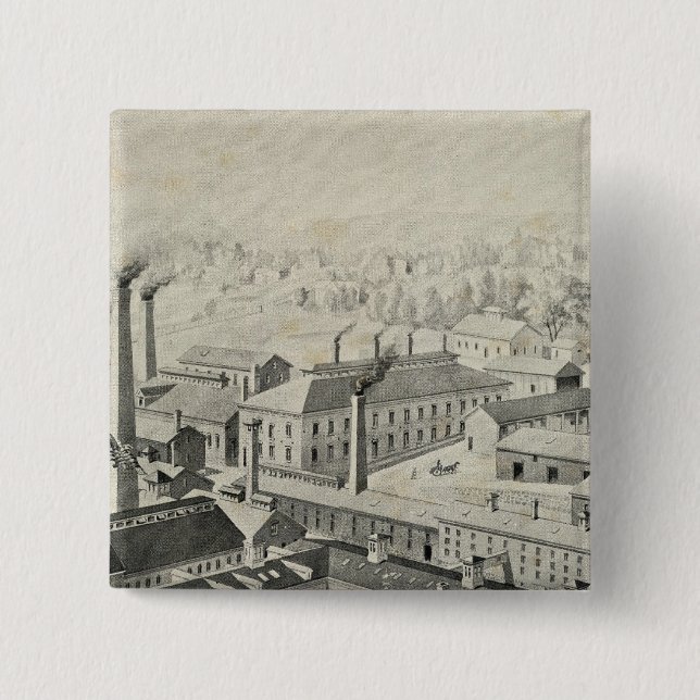 Edw Miller & Co 15 Cm Square Badge (Front)