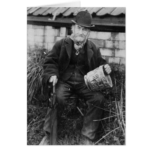 Edward Bingham holding one of his Castle (Front)