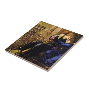 Edward Burne-Jones- Love Among the Ruins Tile
