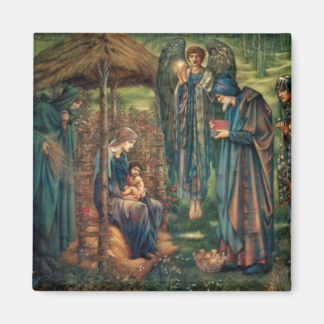Edward Burne-Jones: Star of Bethlehem Magnet (Front)