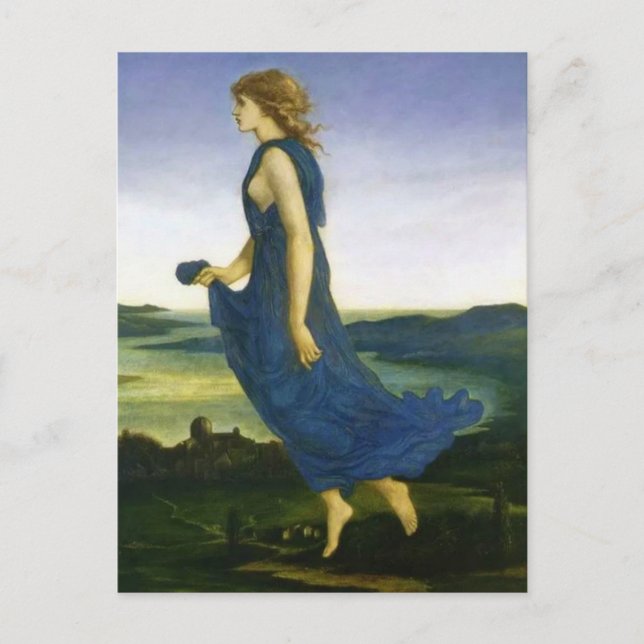 Edward Burne-Jones - The Evening Star Postcard (Front)