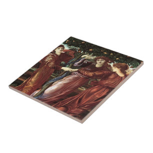 Edward Burne-Jones: The Garden Of The Heserides Tile