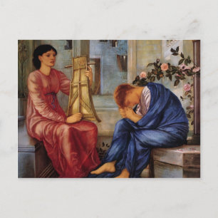Edward Burne-Jones- The Lament Postcard