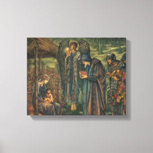 Edward Burne-Jones - The Star of Bethlehem Canvas Print