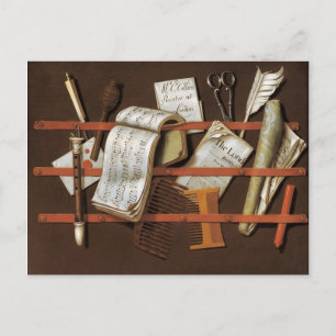 Edward Collier - Letter rack Postcard