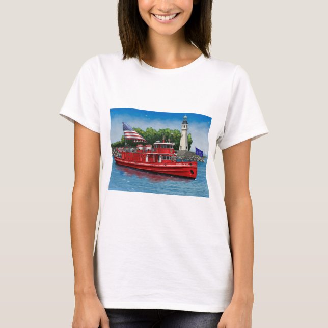 Edward Cotter Fireboat of Buffalo T-Shirt (Front)