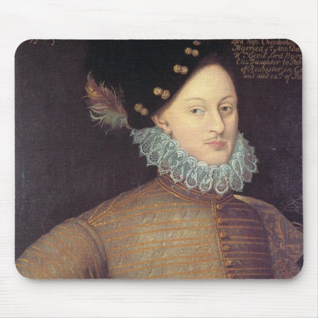 Edward de Vere, 17th Earl of Oxford Mouse Mat (Front)