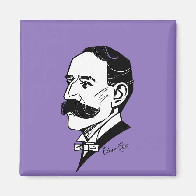 Edward Elgar Magnet (Front)