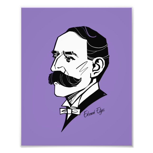 Edward Elgar Photo Print (Front)