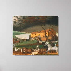 Edward Hicks - Noah's Ark Canvas Print
