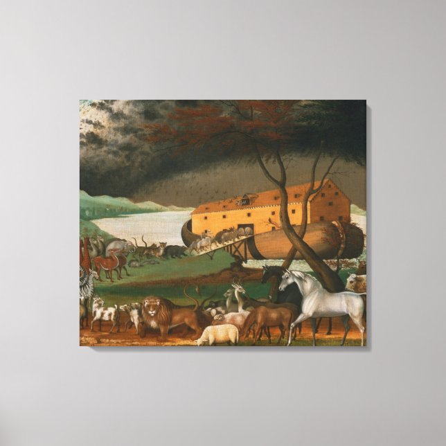 Edward Hicks - Noah's Ark Canvas Print (Front)