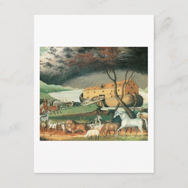 Edward Hicks Noah's Ark Postcard (Front)