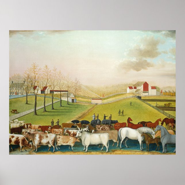 Edward Hicks - The Cornell Farm Poster (Front)