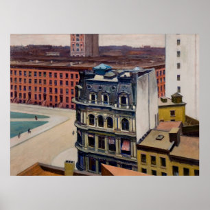 edward hopper art  poster