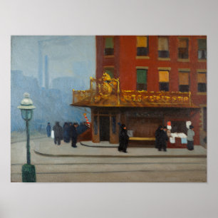 edward hopper art  poster