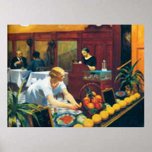 edward hopper art  poster