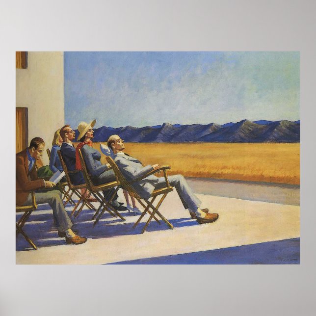 edward hopper art  poster (Front)