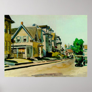 edward hopper art  poster