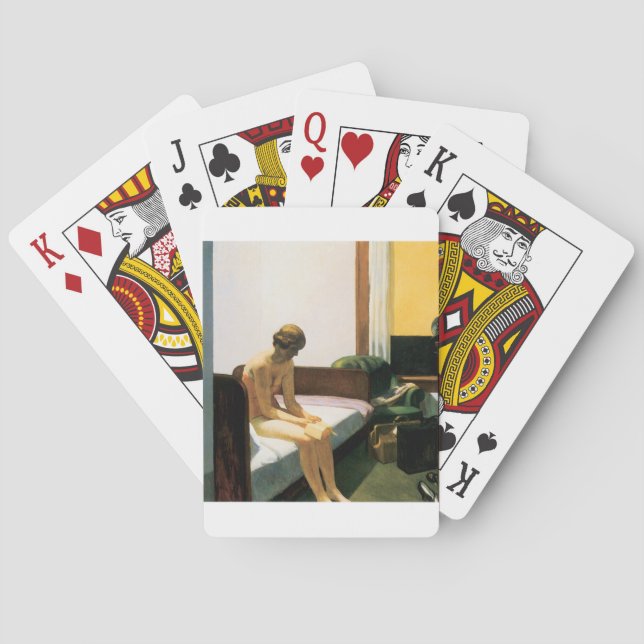 Edward Hopper Hotel Room Playing Cards (Back)