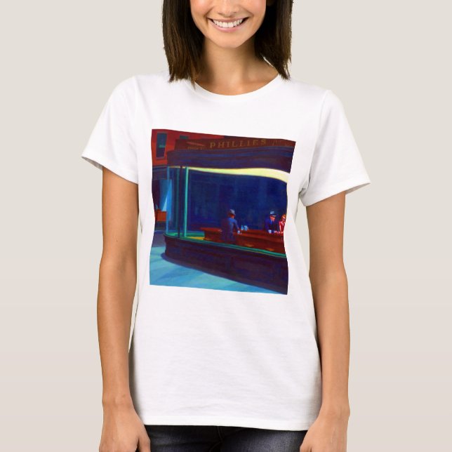 Edward Hopper Nighthawks T-Shirt (Front)