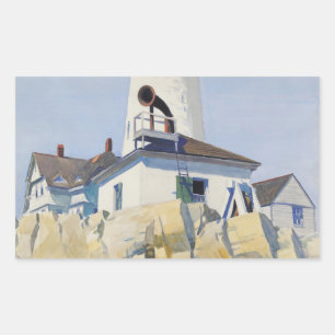 edward hopper paintings art  rectangular sticker