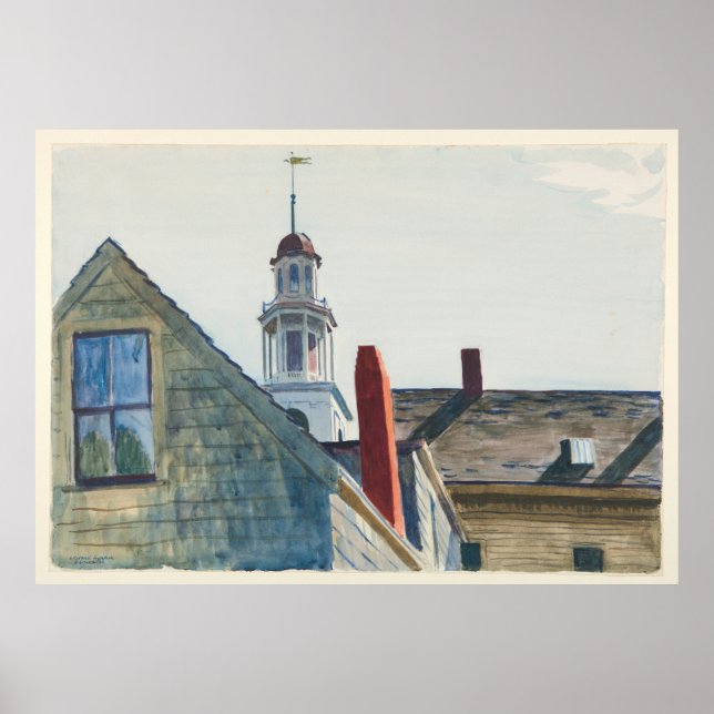 Edward Hopper Universalist Church Poster (Front)