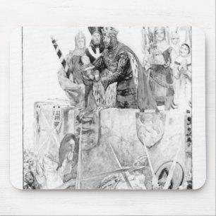 Edward I declaring his son Prince of Wales Mouse Mat