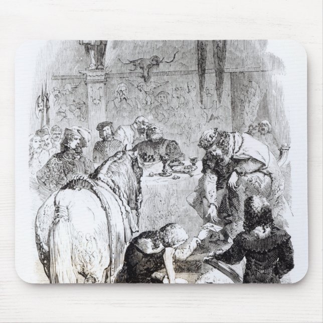 Edward II  and the Minstrel Mouse Mat (Front)