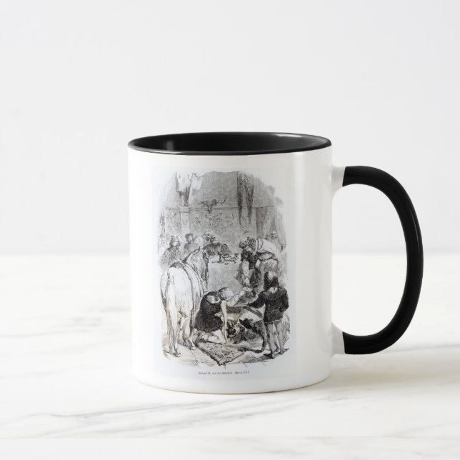 Edward II  and the Minstrel Mug (Right)