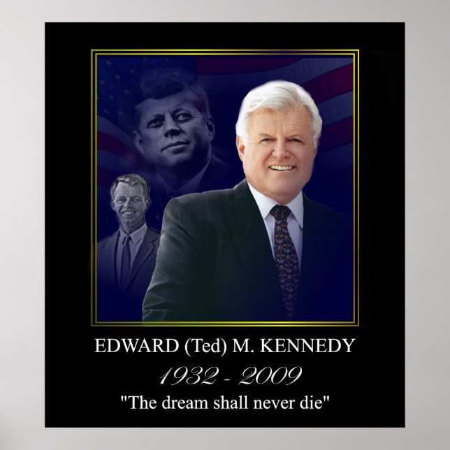 Edward Kennedy with Jack and Bobby Poster (Front)