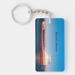 Edward L. Ryerson rectangle acrylic key chain