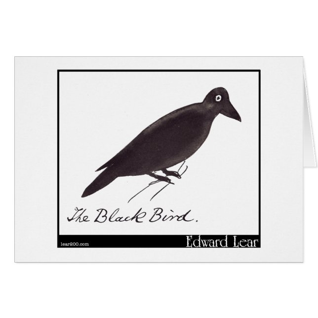 Edward Lear's Black Bird (Front Horizontal)