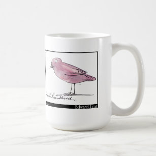 Edward Lear's Lilac Bird Coffee Mug