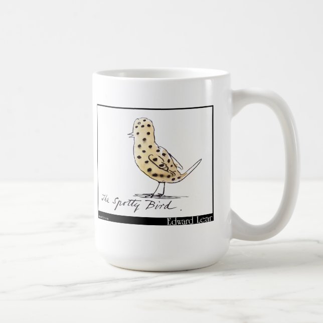 Edward Lear's Spotty Bird Coffee Mug (Right)