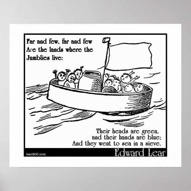 Edward Lear's The Jumblies Poster (Front)