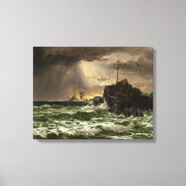 Edward Moran_Storm Clearing Canvas Print (Front)