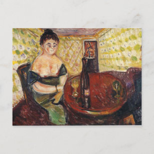 Edward Munch Art Painting Postcard