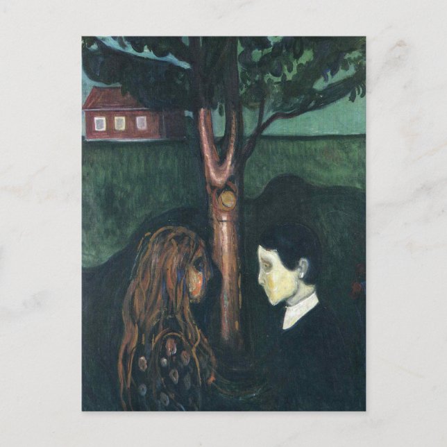 Edward Munch Art Painting Postcard (Front)