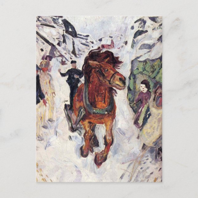 Edward Munch Art Painting Postcard (Front)