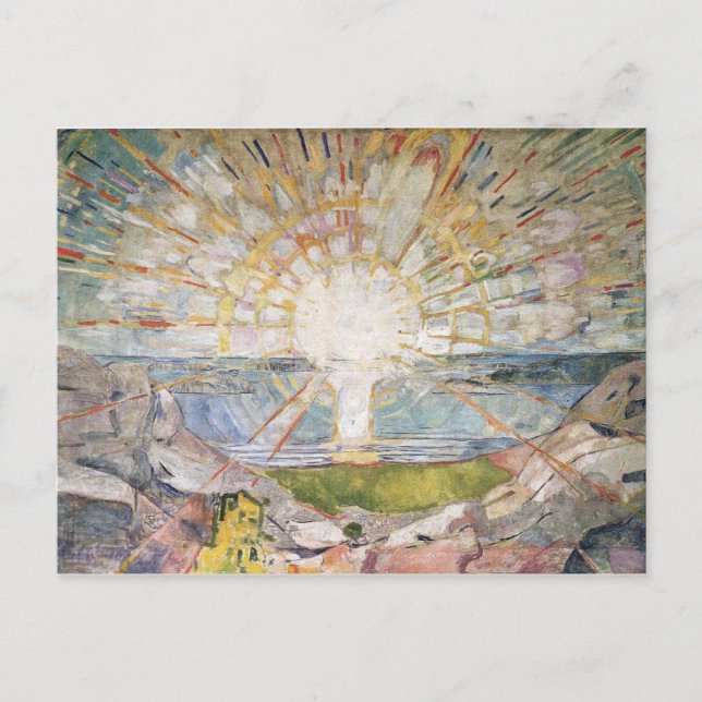 Edward Munch Art Painting Postcard (Front)