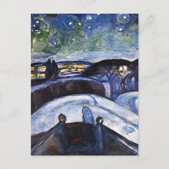 Edward Munch Art Painting Postcard (Front)