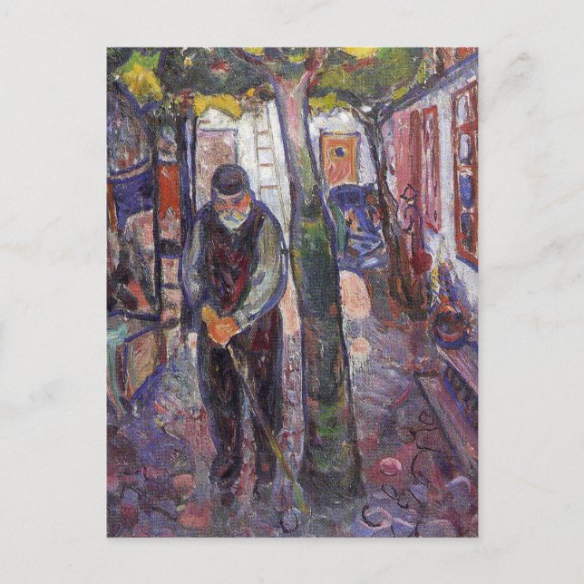 Edward Munch Art Painting Postcard (Front)