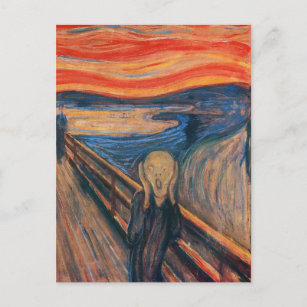 Edward Munch The Scream Postcard
