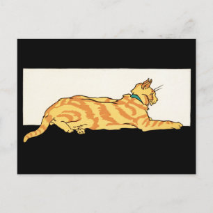 Edward Penfield - Vintage Cat Art  Postcard